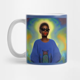 Funky Sweater Girl Sunglasses Mug